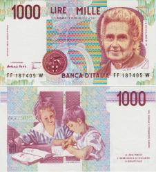 İTALYA 1000 LİRET 1990 ÇİL KONDİSYON.