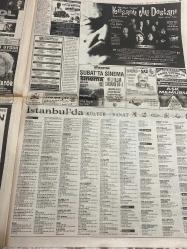 SABAH İSTANBUL GAZETESİ - 23 Şubat 1999 -erdal Bilallar-filiz Güler-ramazan Yazgan-şenol baştakar-eczaneler-önemli telefonlar-İstanbulluların sesini dinleyin-Sarı Sayfalar-İstanbul’da kültür sanat-Güzellik Rehberi-Ali Müfit Gürtuna-Mustafa Sarıgül-Nermin Özden-kavgasız apartman yok-Engin akbaş-Engin aktel-Mevlüt Karataş-Erenköy-Gaziosmanpaşa-Kartal-Fenerbahçe-Bakırköy-Çengelköy-Cem Yılmaz—Ali’ye atalık-Ali Çalışır-Yasemin Erdoğan-Satılık oto Orhan-Eski Çamlar bardak oldu-Sen hiç ateş böceği gördün mü-Yılmaz erdoğan-Demet akbağ-Zerrin sümer-Demet akbağ-Süheyl Uygur-Behzat Uygur-Bıçağın iki yüzü-Levent Kırca-Oya Başar-Üç Baba Hasan-Peter Pan-Yol-Tarık Akan-Cem yılmaz-bir tat bir doku-Nejat Uygur