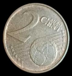 Hollanda 2002 2 Euro Cent