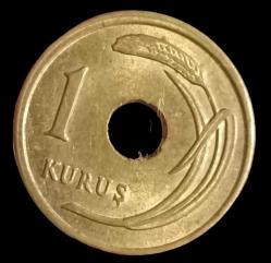 1951 1 Kuruş Çil