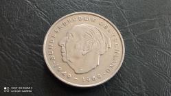 FEDERAL ALMANYA 2 MARK 1972 -J - TEODOR HEUSS