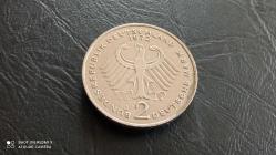 FEDERAL ALMANYA 2 MARK 1972 -J - TEODOR HEUSS