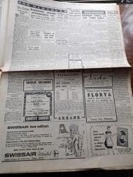 Cumhuriyet Gazetesi - 2 Ekim 1956 - CHP'nin Cevabı Partilerarası İşbirliğini Katiyetle Suya Düşürdü - Elazığ Ve Malatya Şeker Fabrikaları Da Açıldı - Kıbrıs Lefkoşe'de Caddeye İngilizler Katliam Yolu Adını Taktı Fotoğrafı - Atatürk Üniversitesi Hazırlığı - Hitler'in Halefi Amiral Doenitz Hapisten Çıktı - Süveyşi Kullananlar Birliği Dün Kuruldu - Devlet Tiyatrosunda Finten - Şairi Azam Abdülhak Hamid'in Eşi Lüsiyen Finten'in İlk Temsilinde Bulunmak Üzere Ankara'ya Çağrıldı Fotoğrafı - Nefes Alan İstanbul 4 Cemil Topuzlu Ne Diyor Röportajı Yapan Şahab Balcıoğlu - Don Camillo'nun Küçük Alemi Yazan G. Guareschi Yazı işleri - Aşktan Da Üstün Yazan Elizabeth Gaskell Yazı Dizisi - Komili Çamaşır Sabunları - Karşılıklı İtimad Yazan Burhan Felek Köşe Yazısı - Komünist İmparatorluğu 20 Sene Kadar Ortadan Kalkacak - Tarihin Tarihi Kraliçe Marie Stuart - Yeşil Alev Filmi Yeni Melek Sinemasında - Fenerbahçe Moskova Dinamo Maçının Hazırlıkları - Fenerbahçe Kulübü Atletizm Şubesi Kaptanı Kamran Tekil