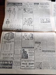 Cumhuriyet Gazetesi - 2 Ekim 1956 - CHP'nin Cevabı Partilerarası İşbirliğini Katiyetle Suya Düşürdü - Elazığ Ve Malatya Şeker Fabrikaları Da Açıldı - Kıbrıs Lefkoşe'de Caddeye İngilizler Katliam Yolu Adını Taktı Fotoğrafı - Atatürk Üniversitesi Hazırlığı - Hitler'in Halefi Amiral Doenitz Hapisten Çıktı - Süveyşi Kullananlar Birliği Dün Kuruldu - Devlet Tiyatrosunda Finten - Şairi Azam Abdülhak Hamid'in Eşi Lüsiyen Finten'in İlk Temsilinde Bulunmak Üzere Ankara'ya Çağrıldı Fotoğrafı - Nefes Alan İstanbul 4 Cemil Topuzlu Ne Diyor Röportajı Yapan Şahab Balcıoğlu - Don Camillo'nun Küçük Alemi Yazan G. Guareschi Yazı işleri - Aşktan Da Üstün Yazan Elizabeth Gaskell Yazı Dizisi - Komili Çamaşır Sabunları - Karşılıklı İtimad Yazan Burhan Felek Köşe Yazısı - Komünist İmparatorluğu 20 Sene Kadar Ortadan Kalkacak - Tarihin Tarihi Kraliçe Marie Stuart - Yeşil Alev Filmi Yeni Melek Sinemasında - Fenerbahçe Moskova Dinamo Maçının Hazırlıkları - Fenerbahçe Kulübü Atletizm Şubesi Kaptanı Kamran Tekil