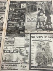 SABAH İSTANBUL GAZETESİ - 19 Şubat 1999 -erdal Bilallar-filiz Güler-ramazan Yazgan-şenol baştakar-eczaneler-önemli telefonlar-İstanbulluların sesini dinleyin-Sarı Sayfalar-İstanbul’da kültür sanat-Güzellik Rehberi-erdal Çetin-Aysel Topcan-Bekir ergüden-Sükrü aksungur-Tevfik Turan-raşit taşkın-Maltepe-Beşiktaş-Güngören-Göztepe-Gebze-Faruk Cemşit-Yalçın Yıldırım-Esin Özbey-Nuray yükselen-Canan arın-şükran eroğlu-Ferhan Şensoy-makam aracından inin de bu sokaklarda yürüyün-engin akbaş-interneti patlatan film Elektronik aşk-Ahunbay-interpen-onur aksam liseleri-megapen-pimapen-firatpen-kontakt lens-nejat Uygur-kaynanatör- keşanlı ali destanı-haldun taner-hababam sınıfı- sen hiç ateşböceği gördün mü-çoçukcafe-casper- üç baba hasan-levent kırca-oya başar-peter pan-ferhangi şeyler-ferhan Şensoy-komik çocukla mahallesi-hayat güzeldir- bıçağın iki yüzü