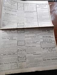 Cumhuriyet Gazetesi - 14 Kasım 1945 - İngiliz Başbakanı Mr. Attlee'nin Amerikan Kongresi deki Söylevi - Filistin Meselesi - Ankara Cinayeti Davası Dün Karara Bağlandı - Katil Reşid Mercan 20 Sene Haşmet Orbay İse 1 Sene Hapse Mahkum Edildi - De Gaulle Dün Tekrar Devlet Reisi Seçildi - Topkapı Sarayında Açılan Tarihi Sergiler Fotoğraf - Yugoslav Seçimi Tito'nun Büyük Bir Çoğunluk Kazandığı Tahakkuk Ediyor - Tekel Davaları - Uğursuz Yıl Leon Blum'un Hatıraları Yazı Dizisi - Bir Aşk Gecesi Nakleden Hamdi Varoğlu Yazı Dizisi - Kitap Saati Yazan Burhan Felek Köşe Yazısı - Sherlock Holmes Ve Gizli Radyo Alkazar Sinemasında - Endülüs Geceleri İpek Sinemasında - Münir Nurettin Senenin İlk Konseri Saray Sinemasında - Bugünkü Radyo Programı - Öksürük Ve Bronşite Karşı Tural - Hasan Parfümleri - İstanbul Belediyesi Şehir Tiyatrosu Komedi Kısmında Söylemeli Mi Dram Kısmında Sanatkar Aşkı Oyunu - Borsa - Singer Saatleri