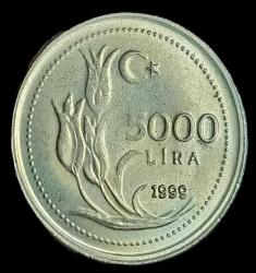 1999 5000 Lira Çil ince