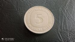 ALMANYA (FRG) 5 MARK 1977 -  G