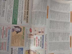 SABAH İSTANBUL GAZETESİ AVRUPA YAKASI GAZETESİ -24 Eylül 1998- Erdal bilaller-selami Öztürk- meryem çakır-gülüşan güvercin- ayşe baştımarı- ekol yatakları- Pimapen- kbs Güvenlik sistemi-internetten- stanley- Çelik gülersoy-erkan mert-çetin atılar-aysun Kasap- gaye çığ-tansu Tanış- nöbetçi eczaneler-önemli telefonlar kısa Türk bir rezervasyonlar- özbim- Leyla Umar- muazzez Abacı-