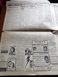 Cumhuriyet Gazetesi - 3 Nisan 1948 - Faşizm İle Komünizmi Ayırt Etmek Doğru Değildir Köşe Yazısı - Berlin'de Durum Gittikçe Vahim Bir Safhaya Giriyor - Sovyetler İngiliz Amerikan Bölgesi Yakınına Zırhlı Birlikle Sevkettiler - Dışişleri Bakanımız Necmettin Sadak Dün Atina'ya Vardı - Fındıklı'da Güzel Sanatlar Akademisi Yangınında Kasıt Var Fotoğrafı - Ankara Üniversitesi Rektörü Şevket Aziz Kansu'nun Odasında Hadiseye Karışan 80 Genç Mahkemeye Verildi - Şehir Tiyatrosundaki Hadise Mahkemeye intikal Etti - Cahide Sonku ve Hüseyin Kemal Gürman Tarafından Şevket Bayatlıya Açılan Hakaret Davası - Kavga İle Biten Şiir Resmigeçidi - Safiye Ayla İle Perihan Altındağ Sözeri Borsa Kıraathanesinde - Goebbels'in Hatıraları Yazı Dizisi - Yeni Kitaplardan 10 Tanesi Yazan Kemal Salih Sel - Huzur Yazan Ahmet Hamdi Tanpınar Yazı Dizisi - Deli İmiş Yazan Burhan Felek Köşe Yazısı - Zehirli Kucak Filmi Elhamra Sinemasında -Müzeyyen Senar Işıl Ve Zehra Bilir Beyoğlu Eski Novotni Oteli Altında Saz Salonunda