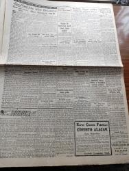 Cumhuriyet Gazetesi - 3 Nisan 1948 - Faşizm İle Komünizmi Ayırt Etmek Doğru Değildir Köşe Yazısı - Berlin'de Durum Gittikçe Vahim Bir Safhaya Giriyor - Sovyetler İngiliz Amerikan Bölgesi Yakınına Zırhlı Birlikle Sevkettiler - Dışişleri Bakanımız Necmettin Sadak Dün Atina'ya Vardı - Fındıklı'da Güzel Sanatlar Akademisi Yangınında Kasıt Var Fotoğrafı - Ankara Üniversitesi Rektörü Şevket Aziz Kansu'nun Odasında Hadiseye Karışan 80 Genç Mahkemeye Verildi - Şehir Tiyatrosundaki Hadise Mahkemeye intikal Etti - Cahide Sonku ve Hüseyin Kemal Gürman Tarafından Şevket Bayatlıya Açılan Hakaret Davası - Kavga İle Biten Şiir Resmigeçidi - Safiye Ayla İle Perihan Altındağ Sözeri Borsa Kıraathanesinde - Goebbels'in Hatıraları Yazı Dizisi - Yeni Kitaplardan 10 Tanesi Yazan Kemal Salih Sel - Huzur Yazan Ahmet Hamdi Tanpınar Yazı Dizisi - Deli İmiş Yazan Burhan Felek Köşe Yazısı - Zehirli Kucak Filmi Elhamra Sinemasında -Müzeyyen Senar Işıl Ve Zehra Bilir Beyoğlu Eski Novotni Oteli Altında Saz Salonunda