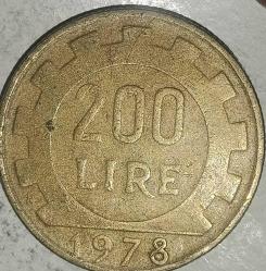 İTALYA 1978   200 LİRE