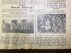 YENİ KÖROĞLU GAZETESİ - 3 EYLÜL 1932 - SAYI: 455 - EKMEK KAVGASI KIZIŞTI, DÜNYA NEREYE GİDİYOR DERSİNİZ? - 10 YIL MÜTAKERE - ROMANYA, RUSYA, İTALYA, FRANSA ORDULARI MANEVRADA - MAHMURE - KADIN KADINA - EVLİYA ÇELEBİ AKŞEHİR'DE - MUSTAFA HAYRİ BEY FOTOĞRAFI - HIRSIZ ŞOFÖR - AYTEN, GENÇ KIZLARIN ROMANI - BOMONTİ RAKI - PEYNİR EKMEKLE İDMAN OLMAZ - DUL, YETİM MAAŞI - PENDİK'TE ET 30 KURUŞ İSTANBUL'DA 90 KURUŞ - 2 YERE 340 KİŞİ - HACCACI ZALİM, ARAP TARİHİNDEN BİR PARÇA, ARAPLAR DİN GAYRETİYLE DEĞİL, ÇAPUL KEYFİLE SALDIRIYORLARDI. FAKAT TÜRKE DİŞ GEÇİREMEDİLER - PARA MI GÖNÜL MÜ? - KEMALETTİN ŞÜKRÜ - ÇOCUKLARA İSTİKBAL - MERSİN HAPİSHANESİ 1932 FOTOĞRAFI, HÜDAİ BEY, MUALLİM FERİDUN BEY - BERGAMA HANIMLARI 19632 FOTOĞRAFI