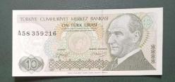 7 Emisyon A 58 10 Lira Çil