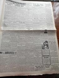 Cumhuriyet Gazetesi - 9 Nisan 1948 - Umumi Af Tasarısı Köşe Yazısı - Bulgaristanla Aramızdaki Ataşemiliterler Hadisesi - Batı Almanya'da Hükümet Kurulmak Üzere Birleşik Amerika 5 Maddelik Bir Program Teklif Etti - Bir Amerikalı Yazara Göre Türk Rus Savaşında Bizim 4 Günden Fazla Dayanabileceğimize İstanbul'da Kimse İnanmıyormuş - Adapazarı'nda Sel Fotoğraf - Romanya'dan Firarlara Kızılordu Mensupları Yardım Ediyorlar - Beş Yıllık Maden Planı - Yeni Tip Ekmek Kararnamesi Çıktı - İstanbul'da Köpek Salgını - Düşman Piyesi Şehir Tiyatrosundaki Hadise'nin Dünkü Muhakemesi Fotoğraf - Goebbels'in Hatıraları Yazı Dizisi - Damga Filmi Taksim Sinemasında - Türkiye İktisat Mecmuası 3. Sayısı Çıktı - John Steinbeck'in Gazap Üzümleri Remzi Kitabevinde - Huzur Yazan Ahmet Hamdi Tanpınar Yazı Dizisi - Çimento Meselesi Yazan Burhan Felek Köşe Yazısı - Austin 1948 Model Binek Otomobilleri - Bugünkü Radyo Programı - Muammer Karaca Opereti Maksimde Hangisi Oyunu - Dermoliv Uyuz Ve Deri Hastalığı İçin