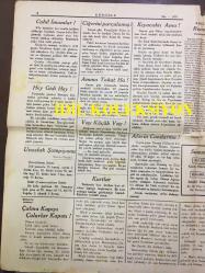 YENİ KÖROĞLU GAZETESİ - 26 EKİM (TEŞRİNİEVVEL) 1932 - SAYI: 470 - CAPONLAR BİZE BİR YILDA 5 MİLYON LİRALIK MAL SATIYORLAR - BELEDİYE, VİLAYET MASRAFLARI PEK HESAPSIZ GİDİYOR - CAHİL İMAMLAR! - UCUZLUK ŞAMPİYONU - ÇALMA KAPIYI ÇALARLAR KAPINI - CİĞERİNİ PARÇALAMIŞ - KURTLAR - AFERİN CANDARMA - SİNEMA MELEK, KARIM OLACAKSIN, ELHAMRA, ŞANGHAİ-EKSPRES - İSTANBUL SPOR ŞAMPİYON - RUSLARA YENİLDİK - AFERİN KARAGÜMRÜK - ROMANYA TÜRKLERİ - ALTINLARI ÇALANLAR - KANLI KULE CİNAYETİ - HAMZA RÜSTEM BEY, İZMİR FOTO MUHABİRİ, İZMİR ÇOCUK YURDU 1932 FOTOĞRAFI