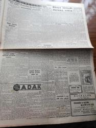 Cumhuriyet Gazetesi - 13 Haziran 1947 - Avrupa'yı Saran Buhran Köşe Yazısı - Amerika İle Sovyetler Arasındaki Gerginlik - Maliye Bakanı Halid Nazmi Keşmir'in Gelir Vergisine Dair Demeci - Amerikan Heyeti İzmir'de - Dünya İktisadi Durumu Vahim - Nakliyatta Kamyon Tren Ve Gemi Rekabeti - Prenses Neslişah Hakkında Aslı Çıkmayan Çok Çirkin Bir Dedikodu - Yunanistan'da 5 Sınıf Silah Altına Çağırıldı - 16. Asırda İstanbul'da Bir Musikili Temsil Yazan Refik Ahmed Sevengil - Necip Fazıl Kısakürek'in Büyük Doğu Gazetesi 4 Ay Kapatıldı - Leopold Levy'nin Sergisi Yazan Fikret Adil - Adak Yazan Kemal Ragıp Yazı Dizisi - Amerika'nın Yardımı Hakkında Pravda'nın Saçmaları -  Mesken Buhranına Karşı Yazan Burhan Felek Köşe Yazısı - Ankara Yedinci Hafta Koşularının Tahminleri Yazan Reşad Kuran - Süreyya Plajı Açılıyor - Şato Lokantası - Star Traş Bıçağı - Bugünkü Radyo Programı - Mimeograph Teksir Makineleri - Venüs Çam Kolonyası - Arlon Saat Mağazaları - Doktor Şükrü Mehmed Sekban