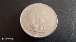 İTALYA 100 LİRET 1979 - FAO