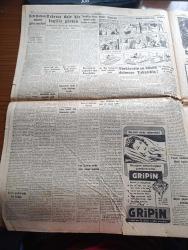 Cumhuriyet Gazetesi - 3 Kasım 1954 - Amerika'da Seçim Hararetli Geçti - Celal Bayar'ın Nutkunun Akisleri - Bina Kiralarına Dair Yeni Bir Kanun Teklifi - Antalya'da Bulunan Tarihten Önceki Devirlere Ait Karşın Mağarası Fotoğrafı - Türkiye'nin En Küçük Dolmuşu Yakacıkta Fotoğrafı - İran Şahının Kardeşinin Cesedi Bulundu - NATO Sulh Yolu Kervanı Balıkesir'de Bir Evi Yıktı - Strazburg Tıp Fakültesi Dekanı Rene Fontaine İstanbul'da - 1001 Kuyu Yazan Va Nü Yazı - 115 Yıl Önce Tanzimat İlan Edilmişti Yazan Samih Nafiz Tansu - İran'a Amerikan Yardımı -  Ankara Üniversitesi Bugün Açılıyor - Deve Kuşu Yazan Burhan Felek Köşe Yazısı - Kore Ve Japonya'ya Türk Öğretmenler Gönderilecek - Bu Gece Yapılacak Basketbol Maçları - Hint Yıldızı Saray Sinemasında - Zanzibar Fedaileri Azak Ve Emre Sinemasında - Kör Bakire Lüks Ve İnci Sinemasında - Zoraki Diplomat Yazan Yakup Kadri Karaosmanoğlu Yazı Dizisi - Resimli Romanımız Doktorun Aşkı Yazan George Simenon - Gönül Yazar Puro Tuvalet Sabunu Kullanıyor