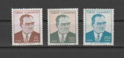 1971 ATATÜRK SÜREKLİ SERİ MNH