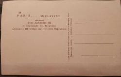 PC.2067 FRANSA PARİS III.ALEXANDRE KÖPRÜSÜ GENEL GÖRÜNÜM SİYAH BEYAZ POSTA KARTI