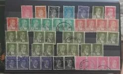Cumhuriyet 1955  9. ATATÜRK SERİSİ  75 pul bazıları per ,üçlü ve blok ve Vekaletler sekizgen güzel damgalı Koleksiyon tamamlamak için ideal.