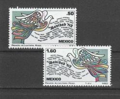 1982 MEKSİKA CHRİSTMAS TAM SERİ MNH