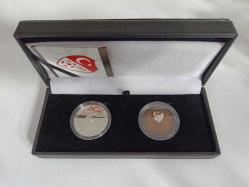 2020-2021 SÜPER LİG ŞAMPİYONU BEŞİKTAŞ T.C.DARPHANESİ GÜMÜŞ VE BRONZ HATIRA PARA SETİ