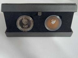 2020-2021 SÜPER LİG ŞAMPİYONU BEŞİKTAŞ T.C.DARPHANESİ GÜMÜŞ VE BRONZ HATIRA PARA SETİ