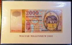MACARİSTAN=2000  2000 Forint   P-186  Commemorative  (Milenyum / Folder)  (ÇİL)'