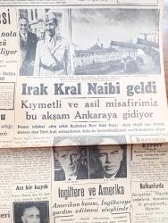 Cumhuriyet Gazetesi - 16 Eylül 1945 - Boğazlarımız Ve Amerikan Tezi Profesör Doktor Yavuz Abadan Köşe Yazısı - Irak Kral Naibi Geldi Fotoğraf - Amerikan Basını İngiltere'ye Yardım Edilmesi Aleyhinde - İstanbul Milletvekilleri Halkı Dinliyorlar - Acı Bir Kayıp Eczacı Hasan Dün Bir Kalp Krizi Neticesi Vefat Etti - Cemal Nadir Karikatür - Goering'in Hatıraları Yazı Dizisi - Haftanın Şakaları Yazan Burhan Felek - Lorel İle Hardi Çalgıcı Filmi İpek Sinemasında - Ciğerdelen Yazan Safiye Erol Yazı Dizisi - Beşinci Kol Saray Sinemasında - Zehra Bilir Ve İsmail Dümbüllü Beşiktaş Bahçesinde - Fenerbahçe Takımı Ajaks Futbolcularıyla Karşılaşıyor - Kira Kiralina Yazan Panait İstirati - Şişli Terakki Lisesi - Bugünkü Radyo Programı - Safiye Ayla Melahat İzmirli Ve Suzan Güven Cağaloğlu Çiftesaraylar Bahçesinde