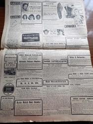Cumhuriyet Gazetesi - 16 Eylül 1945 - Boğazlarımız Ve Amerikan Tezi Profesör Doktor Yavuz Abadan Köşe Yazısı - Irak Kral Naibi Geldi Fotoğraf - Amerikan Basını İngiltere'ye Yardım Edilmesi Aleyhinde - İstanbul Milletvekilleri Halkı Dinliyorlar - Acı Bir Kayıp Eczacı Hasan Dün Bir Kalp Krizi Neticesi Vefat Etti - Cemal Nadir Karikatür - Goering'in Hatıraları Yazı Dizisi - Haftanın Şakaları Yazan Burhan Felek - Lorel İle Hardi Çalgıcı Filmi İpek Sinemasında - Ciğerdelen Yazan Safiye Erol Yazı Dizisi - Beşinci Kol Saray Sinemasında - Zehra Bilir Ve İsmail Dümbüllü Beşiktaş Bahçesinde - Fenerbahçe Takımı Ajaks Futbolcularıyla Karşılaşıyor - Kira Kiralina Yazan Panait İstirati - Şişli Terakki Lisesi - Bugünkü Radyo Programı - Safiye Ayla Melahat İzmirli Ve Suzan Güven Cağaloğlu Çiftesaraylar Bahçesinde