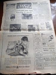 Cumhuriyet Gazetesi - 21 Ocak 1958 - Yüksek Rütbeli Komutanlar Arasında Nakil Ve Tayinler - İstanbul Merkez Komutanlığına Tuğgeneral Vahit Kıratlı Getirildi - Başbakan Adnan Menderes'in Tetkikleri Fotoğrafı - Bağdad Paktı İçtimaında Aktedilen İlk Anlaşma - Fatin Rüştü Zorlu'nun Kıbrıs'a Dair Beyanatı - Burdur'da 20 Hürriyetli Hapse Mahkum Edildi - Mebuslar Kan Vermeye Başladılar Fotoğrafı - Amerika'dan Gıda Maddeleri Alıyoruz - Üniversite Ve Siyaset Yazan Profesör Doktor Hüseyin Naili Kubalı - Dünya'nın En Büyük Emniyet Teşkilatı FBI'in Hikâyesi Çeviren M. K. Kan Yazı Dizisi - Yazanlar Ve Okuyanlar Yazan Burhan Felek Köşe Yazısı - İtalya'da Norma'yı Oynayacak Opera Sanatkarı Kalmıyor - Gençlik Rüyası Filmi Yeni Melek Sinemasında - Dünya Karikatürleri -  Amerikan Basketbol Şampiyonası Bir Yılda 158.000.000 Kişi Seyretti - Kulüpler Ecnebi Hakem İstiyorlar - Milli Basketbolcu Yılmaz Gündüz Ameliyat Oldu