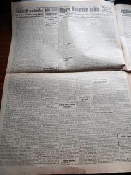Cumhuriyet Gazetesi - 18 Aralık 1945 - Bir Tamim Yazan Nadir Nadi Köşe Yazısı - Meclis Dün Bütçe Görüşmelerine Başladı - Maliye Bakanı Nurullah Esad Sümer'in Bütçe İçin Verdiği Mühim İzahat - Hikmet Bayur Ekonomi İşlerini Daha İyi Görecek Bir Hükümetin Gelmesini Dilerim Dedi - Mısır Hükümeti İngiltere'ye Nota Verdi - Elektrik Fabrikası Tehlikeli Durumda - Tasarruf Haftası - Bu Gece Ay Tutulacak - Sanatkar Haluk Tanju'nun Resim Sergisi - İki Kıymetli Sanatkar Mithat Fenmen İle Orhan Borar'ın Verecekleri Konser - Azerbaycan Hükümeti Programını İlan Etti - Bir Aşk Gecesi Nakleden Hamdi Varoğlu - Zeytinyağı İşi Yazan Burhan Felek Köşe Yazısı - Penceredeki Kadın Bu Akşam Sümer Sinemasında - Münir Nurettin Selçuk - Bugünkü Radyo Programı - Borsa - Atomin Pantolon Pardesü