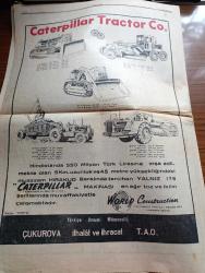 Cumhuriyet Gazetesi - 14 Ekim 1954 - Hububat Alımı Çok Az Çiftçi Buğdayını Gizliyor - Ticaret Vekili Zühtü Velibeşe Gene Makale Yazdı - Sümerbank Alım Satım Müessesi Müdürü Faruk Gönel Dünkü Toplantıda Konuşurken Fotoğraf - Yugoslav Milli Takımı Dün Gece İlan Edildi - Yakup Kadri Karaosmanoğlu Zoraki Diplomat İsimli Yeni Eserini Anlatıyor Fotoğraf - Ses Tiyatrosunda 7 Sanatkar Dün Kömür Gazından Zehirlendi - Ankara Bayramı Münasebetiyle Reisicumhur Celal Bayar'ı Ziyaret Eden Küçük Ankara Efeleri - 1001 Kuyu Yazan Va Nü Yazı Dizisi - Fransa Uçan Daire Memleketi Oldu - Şehir Tiyatrosu Temsilleri Rağbet Gördü - Milli Maça Dair Gündüz Kılıç'ın Demeci - Bu Haftaki Mühim Futbol Karşılaşması Fenerbahçe Beşiktaş -  Bahçeden Bir Adam Girdi Yazan Perihan Zorlu Yazı Dizisi - Değerli Sanatkar Sabite Tur Gülerman Sarışın Bomba Gönül Yazar - Turkuaz Aile Saz Salonunda - Resimli Romanımız Doktorun Aşkı Yazan George Simenon - Gripin - Puro Tuvalet Sabunu - Caterpillar Traktör