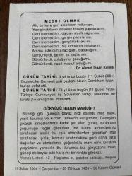 11 ŞUBAT 2004 - TAKVİM YAPRAĞI - DOĞUM GÜNÜ HEDİYESİ - BÜYÜK SAATLİ MAARİF TAKVİMİ - NACİ KASIM - DR. AHMET İHSAN KIRIMLI - NEZİH DEMİRKENT'İN VEFATI - TÜRKİYE CUMHURİYETİ İLE SOVYETLER BİRLİĞİ ARASINDA TARAFSIZLIK ANLAŞMASI İMZALANDI - GÖKYÜZÜ NEDEN MAVİDİR ?