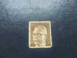 Almanya Pulu - Germany Stamp -  Mektup Zarfından Kesilmiş  / Postadan Geçmiş Pul Filateli - Almanya Pulu, 10 PARA - YABANCI PULLAR