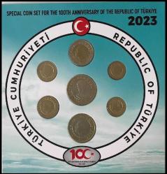 Efemera - 2023 Cumhuriyetin 100 Yılı Anısına Tedavül Para Seti - kitantik - kitaLog