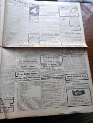 Cumhuriyet Gazetesi - 10 Temmuz 1947 - Döner Tekerlek Yazan Nadir Nadi Köşe Yazısı - İsmet İnönü Dün Başbakan Recep Peker İle Görüştü - Demokrat Parti'nin Bugün Yapılacak Toplantının Ehemmiyeti - Recep Peker Bugün Celal Bayar'ın Cevabına Mukabele Edecek - Hasan Ali Yücel İle Kenan Öner Davasının Yeni Şahidi - Hasan Ali Yücel Kenan Öner Ve Nihal Atsız Dünkü Mahkemede Fotoğraf - İzmir Fuarı - Prenses Elizabeth Nişanlandı - Atina'da Bir Suikast Meydana Çıkarıldı - Profesör Piccard Denizin 6000 Metre Derinliklerine İnmeye Hazırlanıyor - Yabancı Kadın Yazan Ahmed Hidayet Reel Yazı Dizisi - Aslan Yürekli Çavuş Bugün Ar Sinemasında - Küçük Hikaye Habibe Mollanın Kerameti Yazan Hasan Ali Ediz - Limanımıza Gelen Ve Giden Vapurlar - Bugünkü Radyo Programı - Müzeyyen Senar Işıl Büyükdere Beyaz Park'ta - Bulmaca - Yeni Konya Lokantası