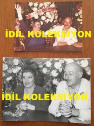 KAYNANALAR DİZİSİNİN DÖNDÜ'SÜ DEFNE YALNIZ'IN METE SEZER'LE NİKAHINDAN 2 FARKLI ORİJİNAL FOTOĞRAF - 18 x 13 cm ve 14,5 x 10,5 cm EBADINDA - 2 ADET FOTOĞRAF, MART 1981