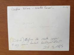 KAYNANALAR DİZİSİNİN DÖNDÜ'SÜ DEFNE YALNIZ'IN METE SEZER'LE NİKAHINDAN 2 FARKLI ORİJİNAL FOTOĞRAF - 18 x 13 cm ve 14,5 x 10,5 cm EBADINDA - 2 ADET FOTOĞRAF, MART 1981