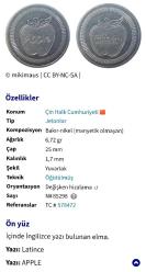 KOLEKSİYONLUK APPLE JETONLAR