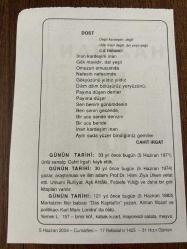 5 HAZİRAN 2004 - TAKVİM YAPRAĞI - DOĞUM GÜNÜ HEDİYESİ - BÜYÜK SAATLİ MAARİF TAKVİMİ - PROF.HİLMİ ZİYA ÜLGEN - CAHİT IRGAT - YAZAR,ARAŞTIRMACI PROF.HİLMİ ZİYA ÜLGEN'İN VEFATI - ÜNLÜ SANATÇI CAHİT IRGAT VEFAT ETTİ - DAS KAPİTAL YAZARI KARL MAX VEFAT ETTİ