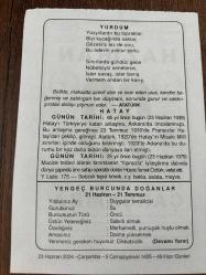 23 HAZİRAN 2004 - TAKVİM YAPRAĞI - DOĞUM GÜNÜ HEDİYESİ - BÜYÜK SAATLİ MAARİF TAKVİMİ - ATATÜRK - HATAY'I TÜRKİYE'YE KATAN ANLAŞMA - OP.DR.HÜSNÜ İSMET ÖTÜRK VEFAT ETTİ  - YENGEÇ BURCUNDA DOĞANLAR