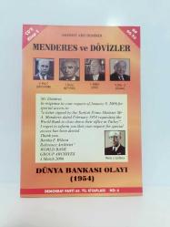 MENDERES VE DÖVİZLER DÜNYA BANKASI OLAYI (1954) CD YOK