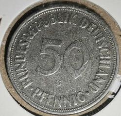 ALMANYA  1966 G   50 PFENNIG