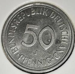 ALMANYA  1991 J    50 PFENNIG