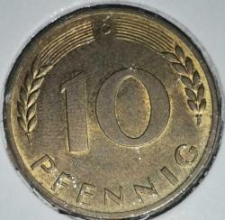 ALMANYA  1969 G    10  PFENNIG