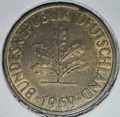 ALMANYA  1969 G    10  PFENNIG
