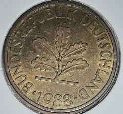ALMANYA  1988 J    10  PFENNIG